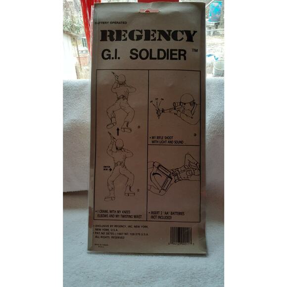 Regency Toys, Regency G.I. soldier, battery operated, unopened original package - Picture 5 of 7